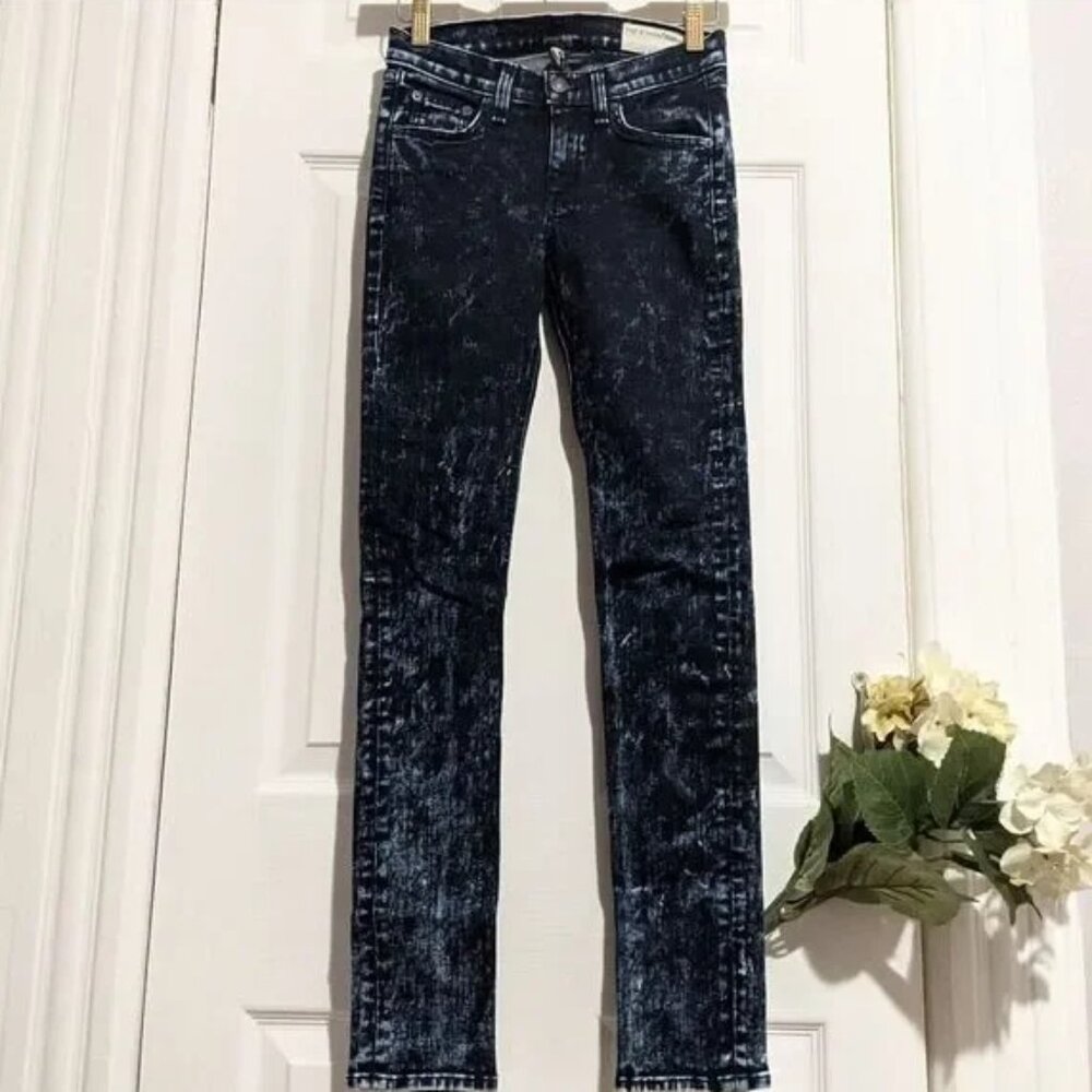Rag and Bone Acid Wash Skinny Jeans